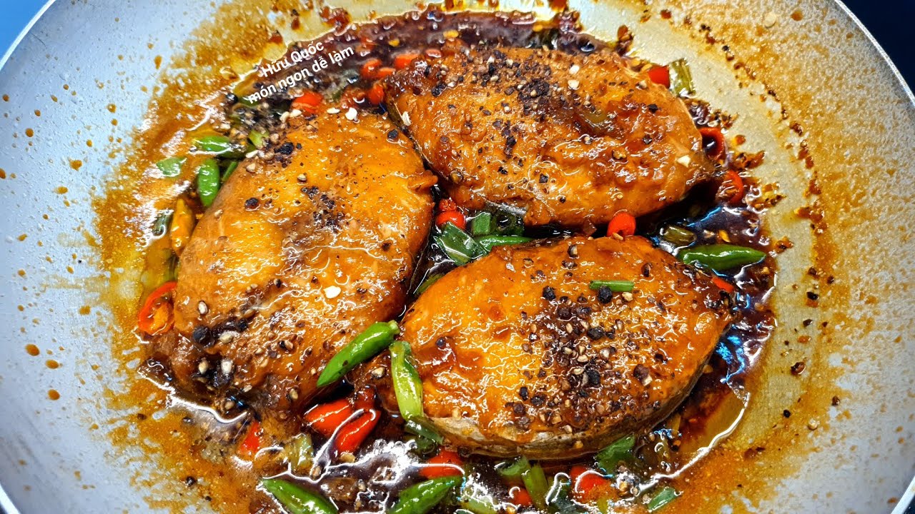 c&aacute;ch l&agrave;m C&Aacute; THU KHO TI&Ecirc;U thơm ngon đậm đ&agrave; rất đưa cơm - Hữu Quốc m&oacute;n ngon dễ l&agrave;m