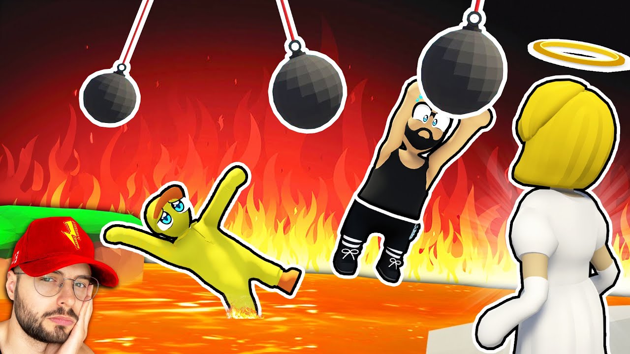 Ajungem din IAD in RAI pe HUMAN FALL FLAT (imposibil gen)