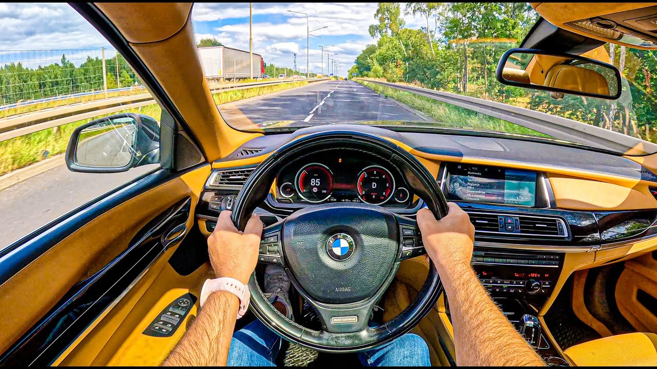 2013 BMW 7 Series F01 (30d 258 hp) | POV Test Drive #2515 Joe Black