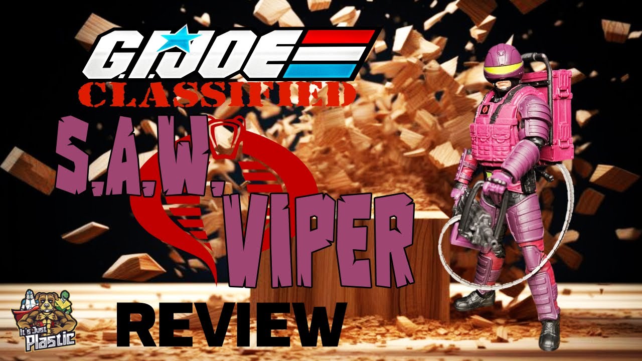 WARNING! GI JOE CLASSIFIED COBRA S.A.W. VIPER UNBOXING / FIGURE REVIEW