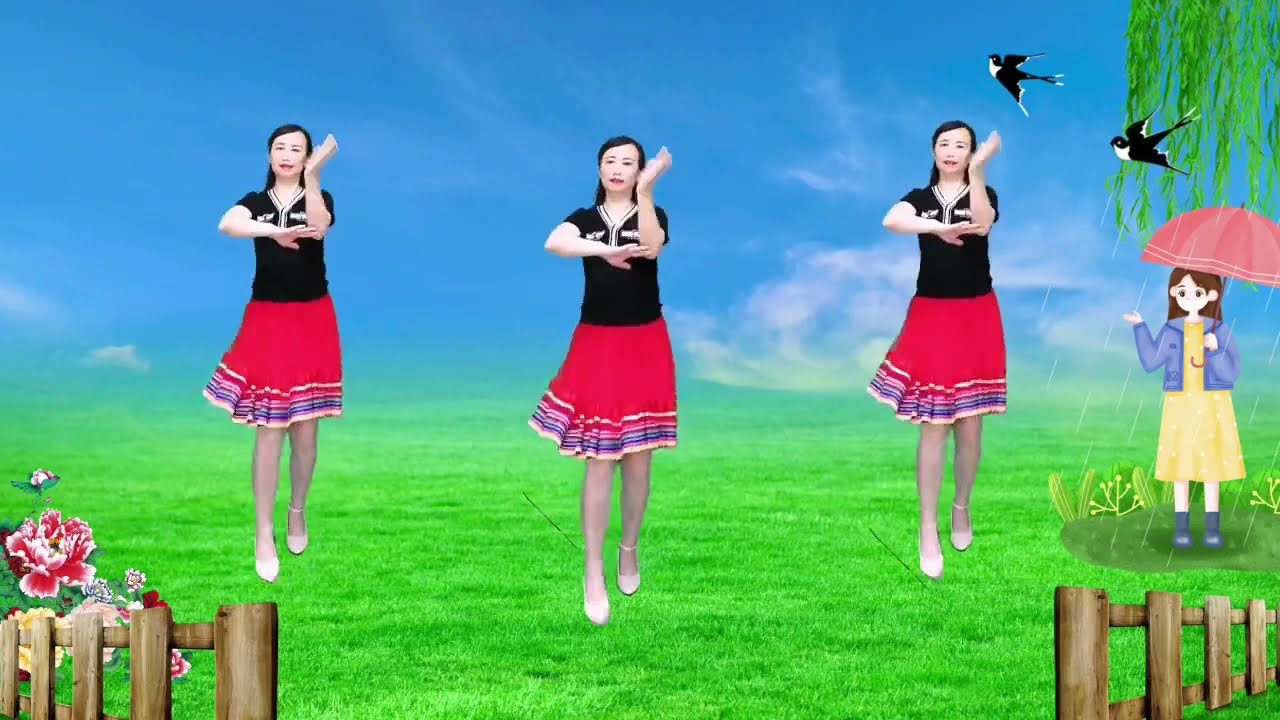 幽默广场舞《爱情像雾又似花》歌甜舞美，赏心悦目