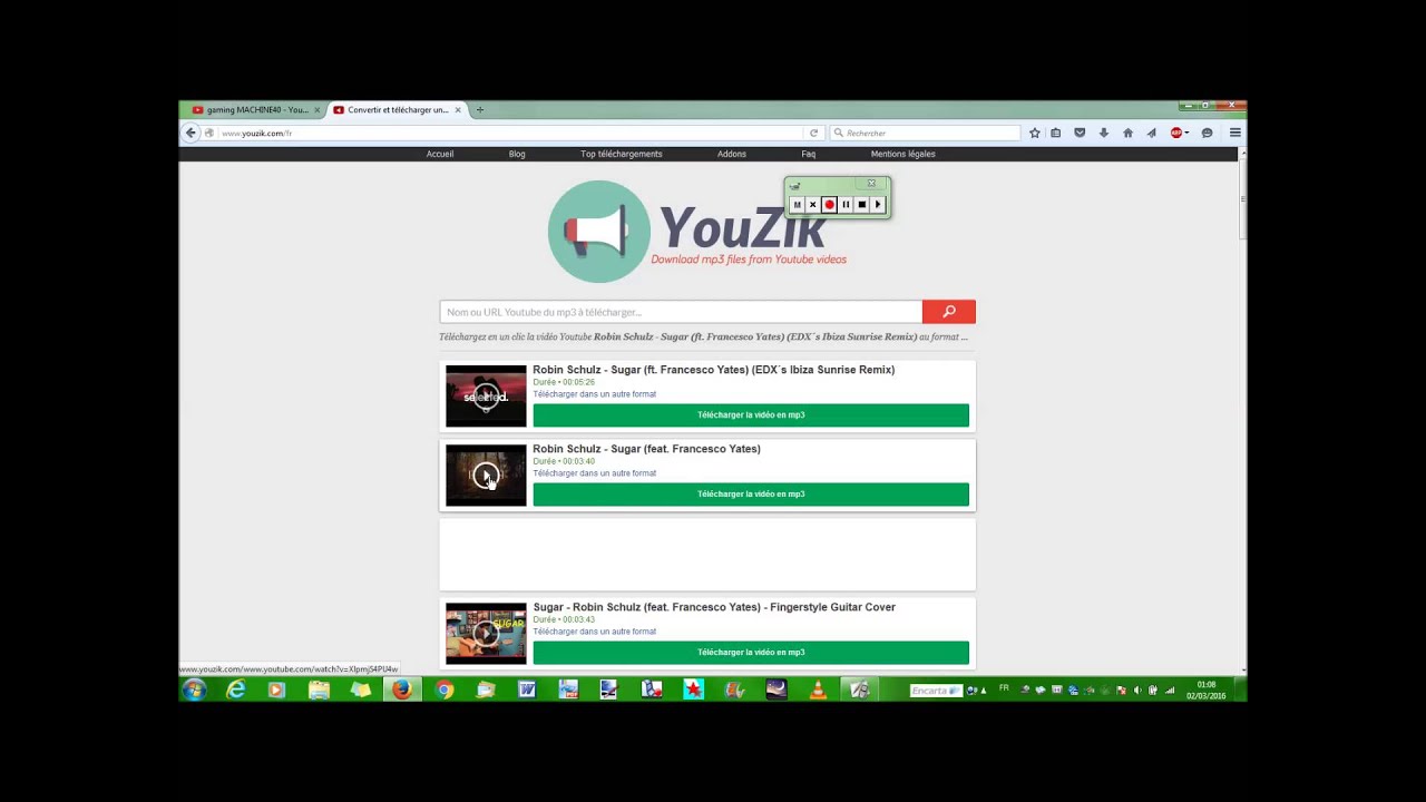 TUTO comment telecharger des musique gratuitement sur PC
