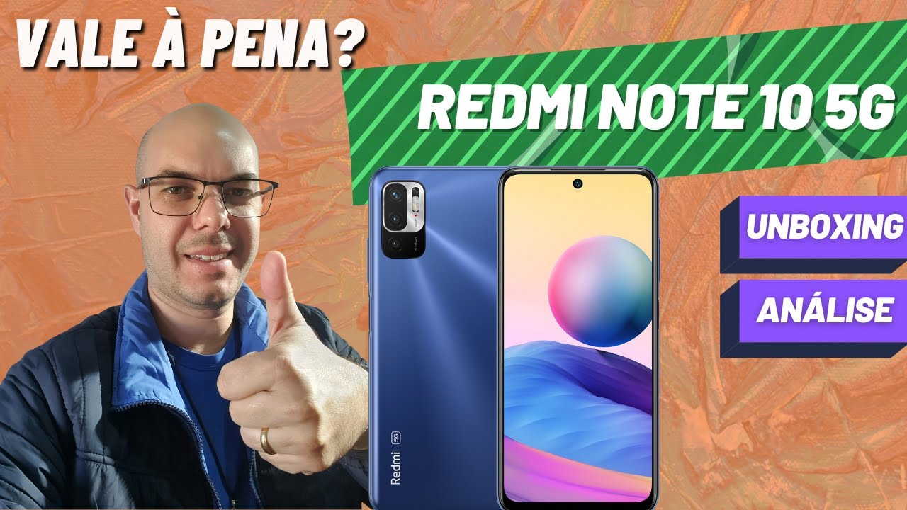 Redmi Note 10 5G - Unboxing / Primeiras impressões - Um celular custo x MUITO BENEFÍCIO!