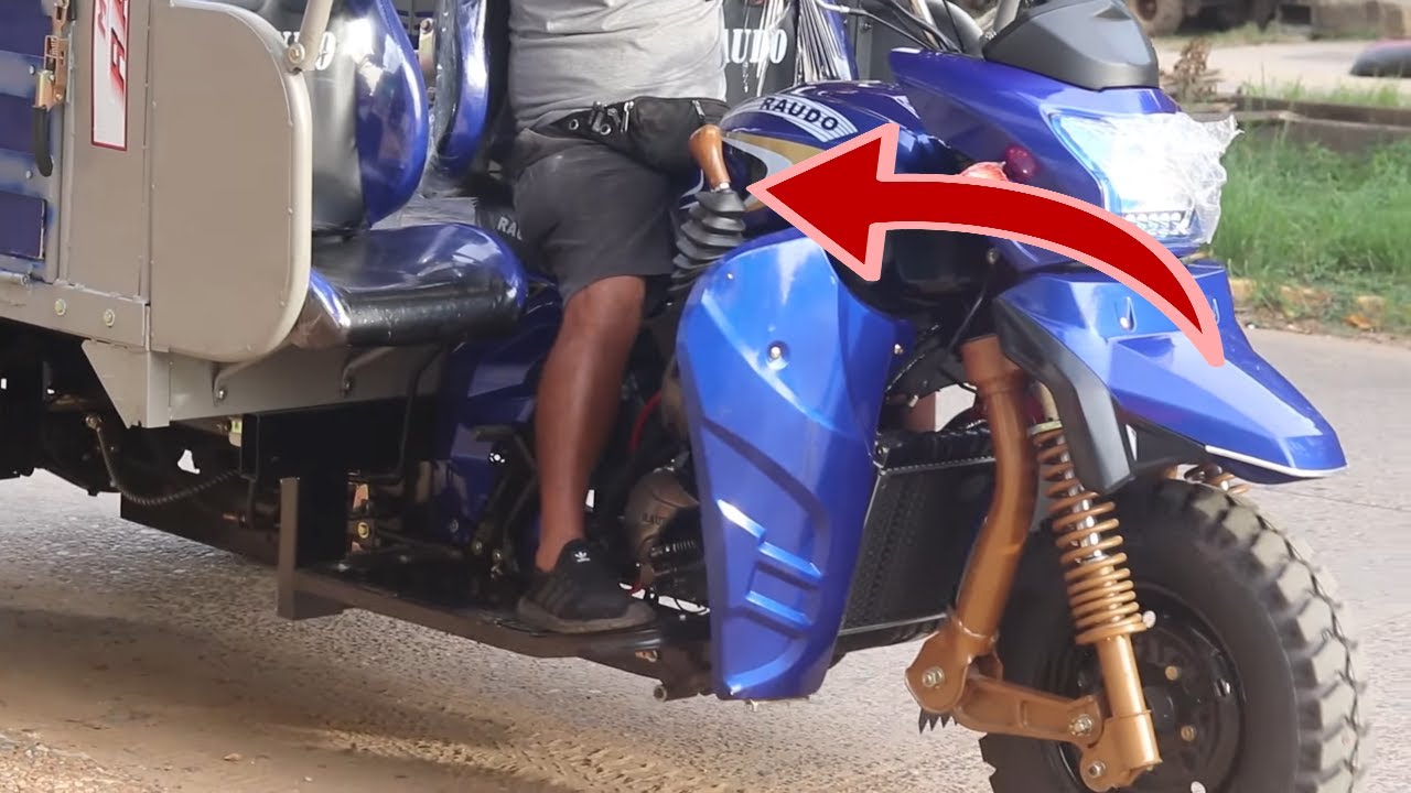 Trimoto de carga motor 300cc 🔴Marca Raudo