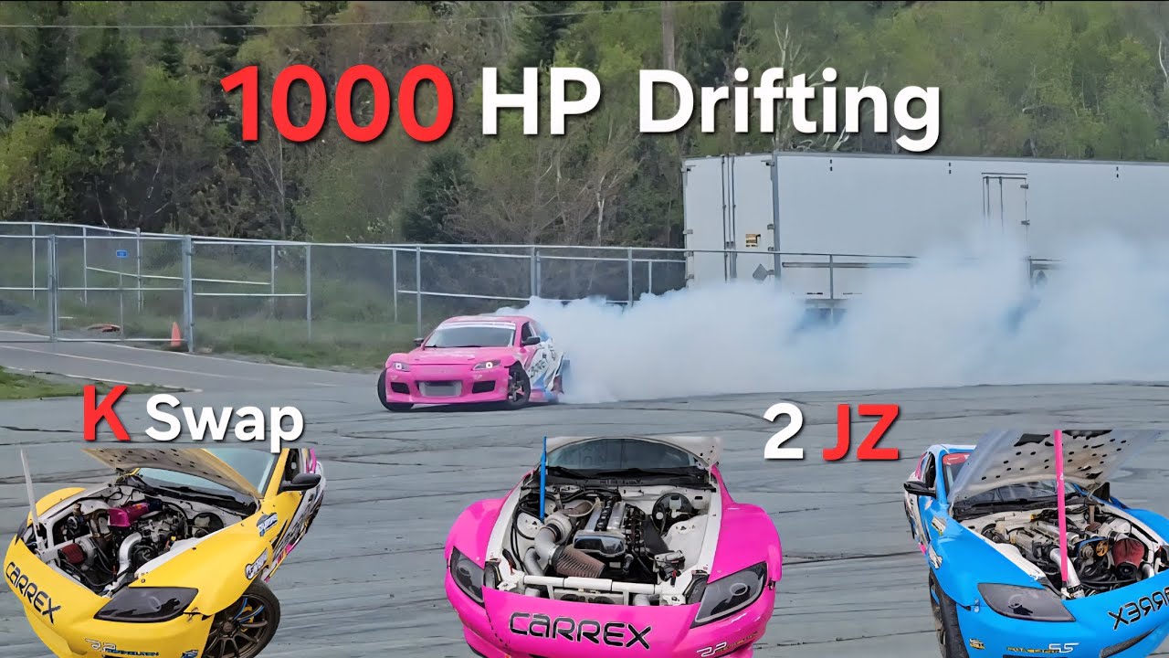 Worlds Craziest 1000 HP RX8 MONSTERS, Car Show & POV Drifting. - K Swap, 2JZ 