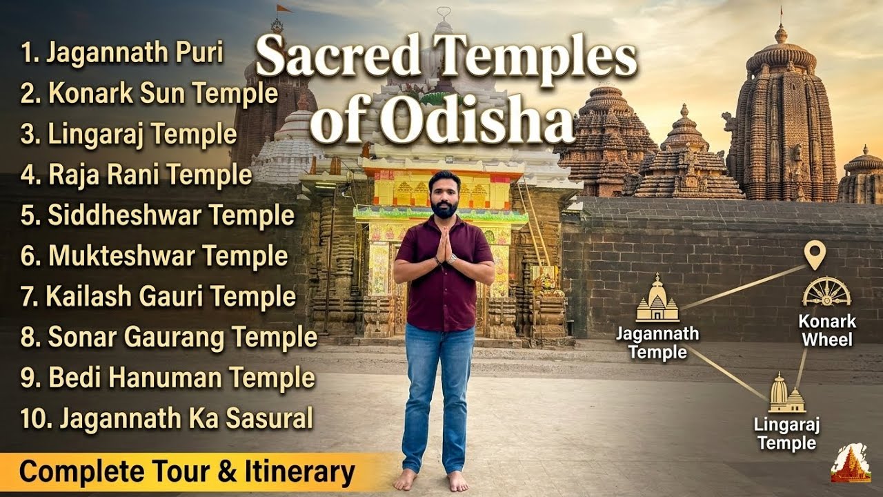 Top 10 Places to Visit in Bhubaneswar & Puri | Complete Travel Guide (Odisha)