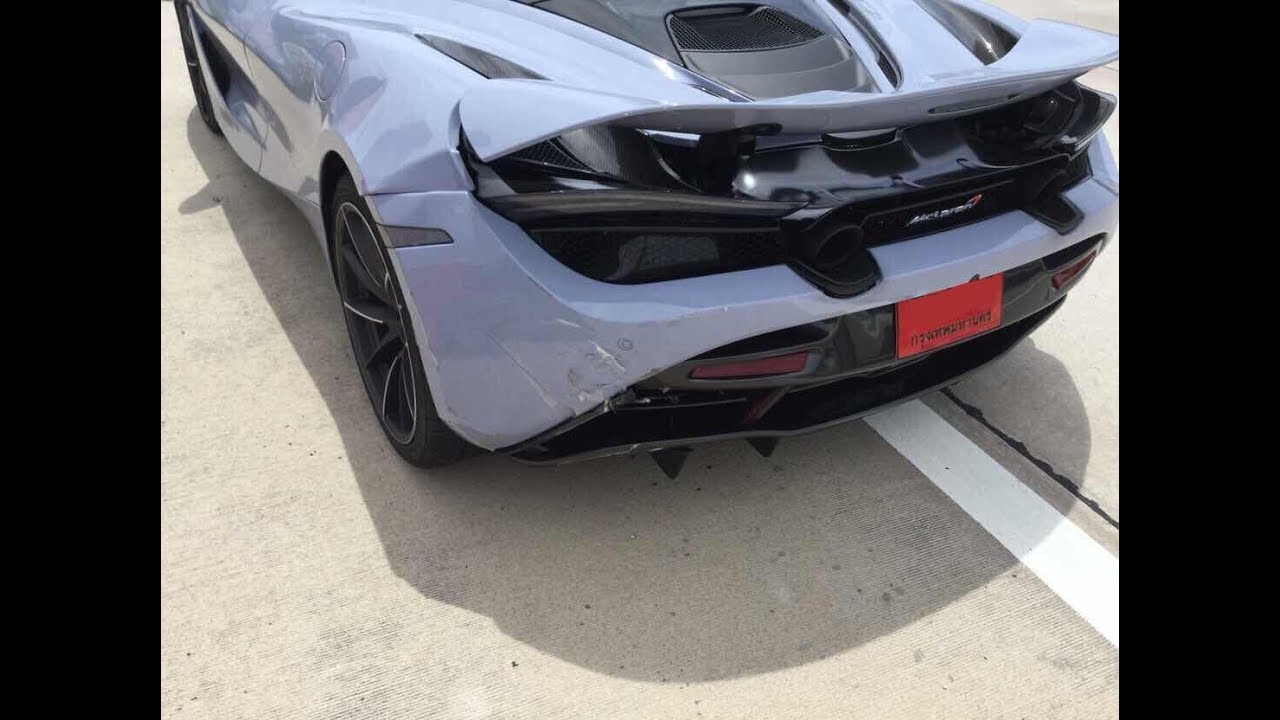 Mclaren 720S got crash in Thailand