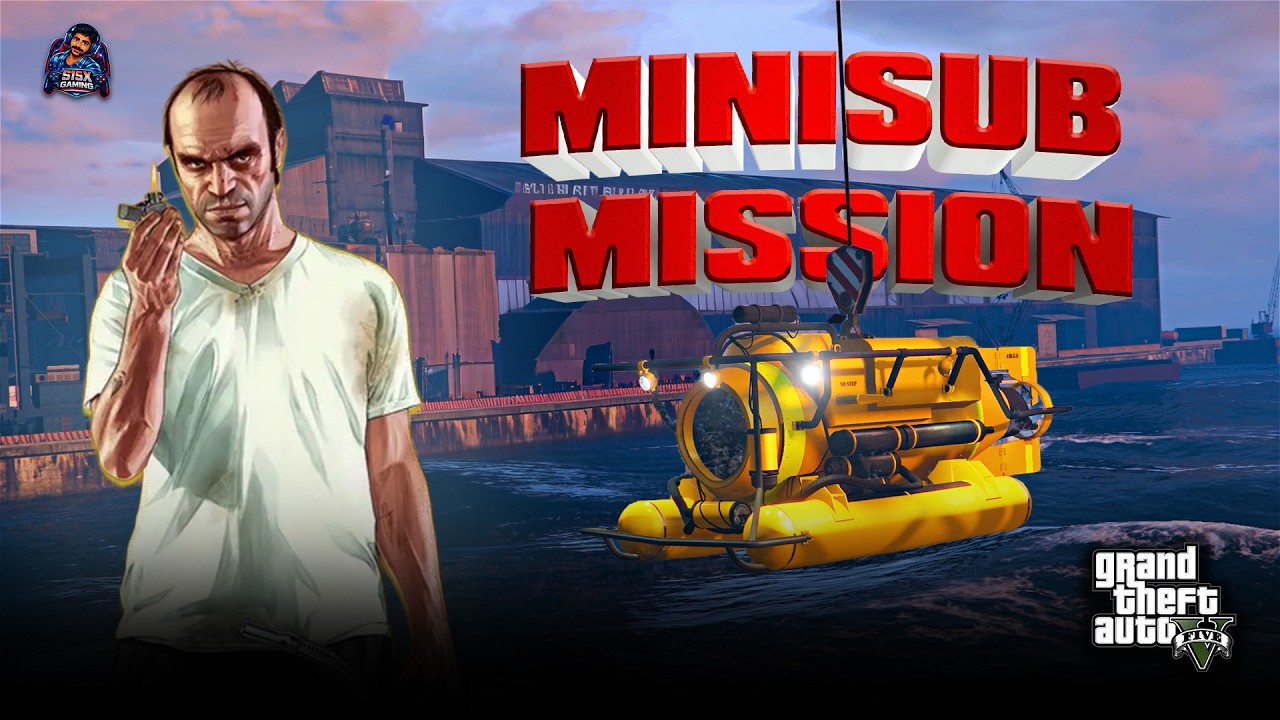 GTA 5 Minisub Mission Gameplay 🚤 | Story Mode | No Commentary