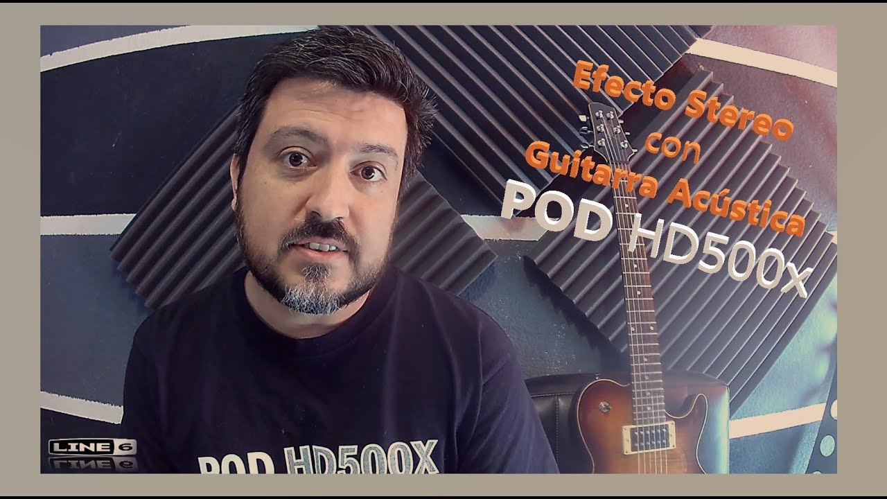 Guitarra Acústica en Stereo - POD HD500x
