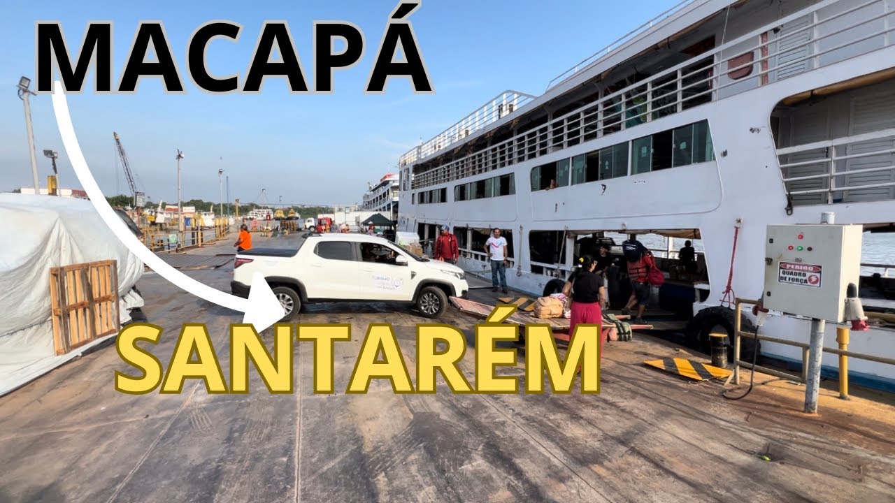 Viagem de barco Macapá a Santarém Rio Amazonas novembro 2024