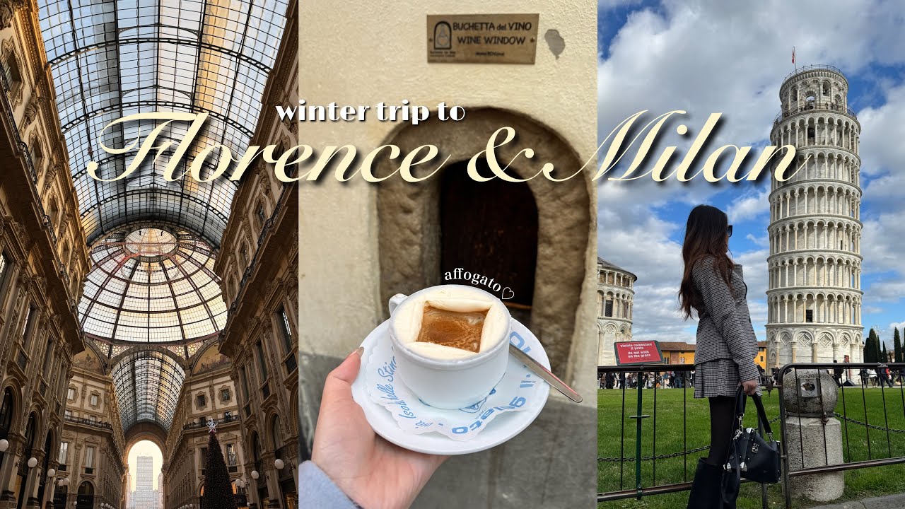 winter in Florence and Milan | exploring the city and eating good food~✨🍨