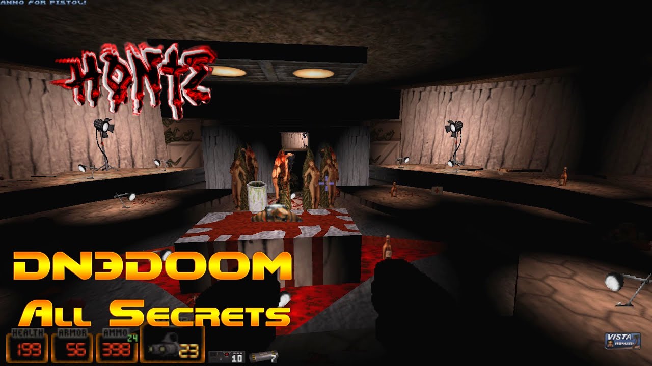 DN3DOOM HontE - Remastered Прохождение со Всеми Секретами. Map25-27 |Duke Nukem 3D in Doom 2|