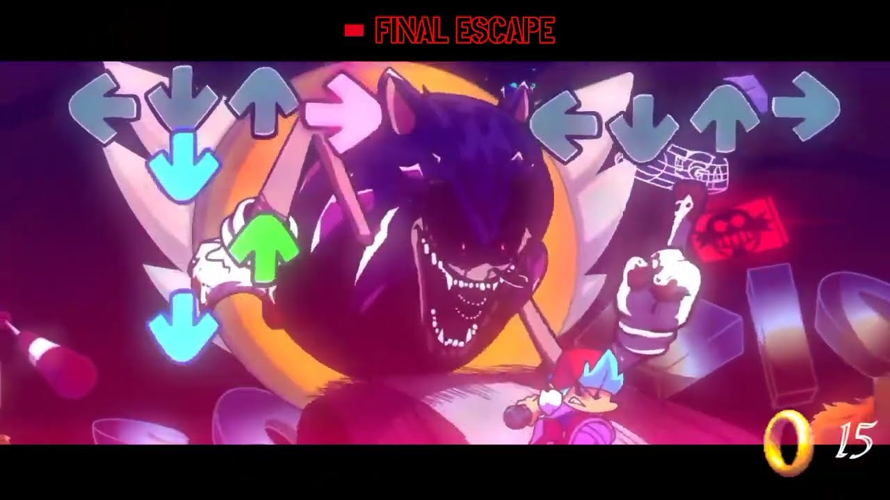 FNF vs Sonic.Exe - FINAL ESCAPE (VideoEdit + Shaders y Efectos surrealistas) FINAAAL