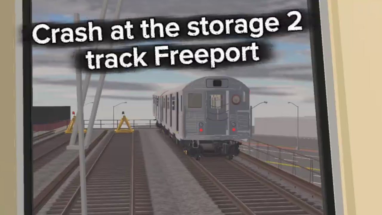 Crash at the storage track 2 in Freeport...
