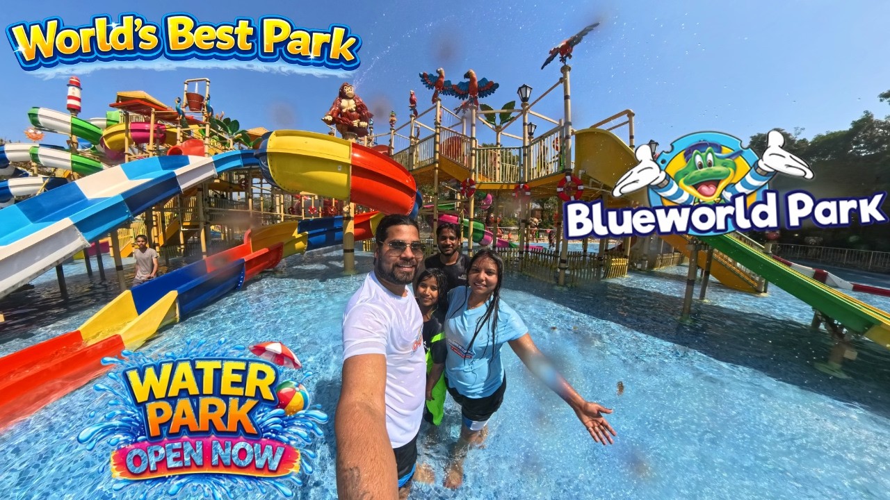Blueworld Kanpur 2026 | Full Water Park Vlog | Season Opening Visit 🌊💦