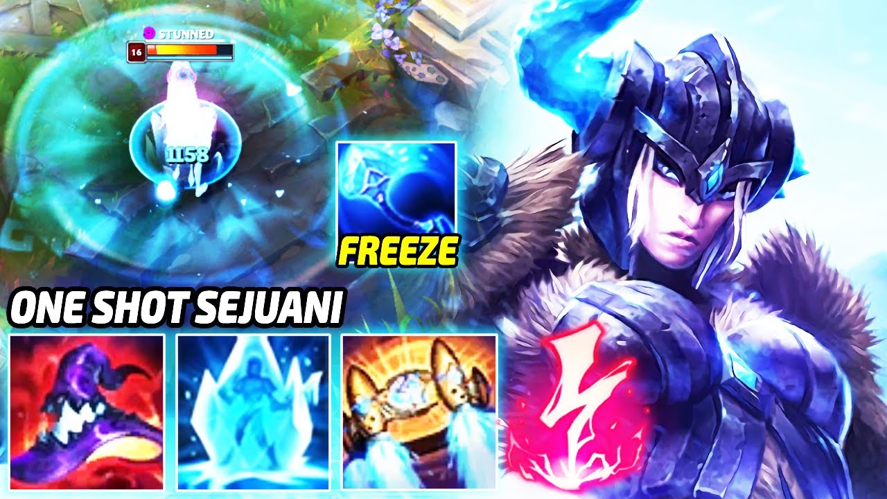 FULL AP SEJUANI DOES INSANE ONE-SHOTS WITH ELECTROCUTE (PERMA FREEZE) - LEAGUE OF LEGENDS