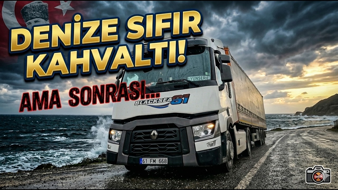DENİZE SIFIR KAHVALTI YAPTIM. SONRASI HİÇ PLANLADIĞIM GİBİ GİTMEDİ.