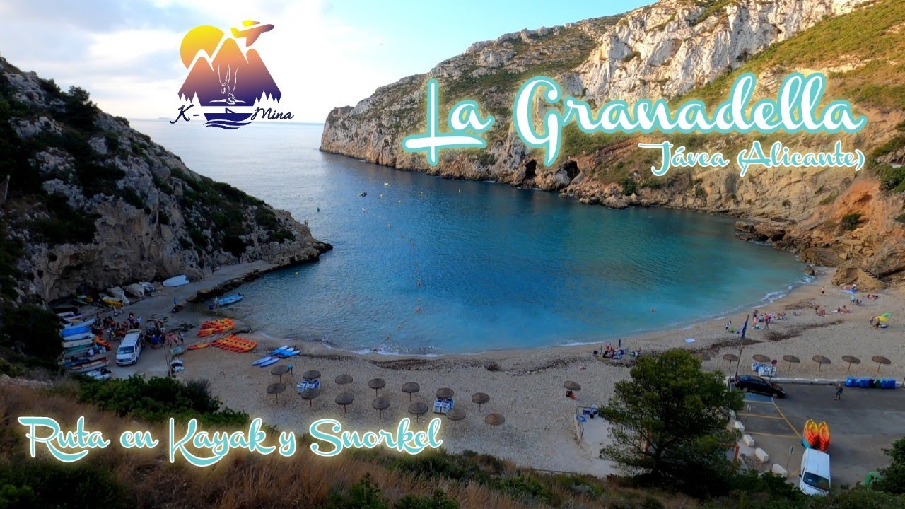 Cala Granadella, Jávea (Alicante) Ruta en kayak y snorkel!!