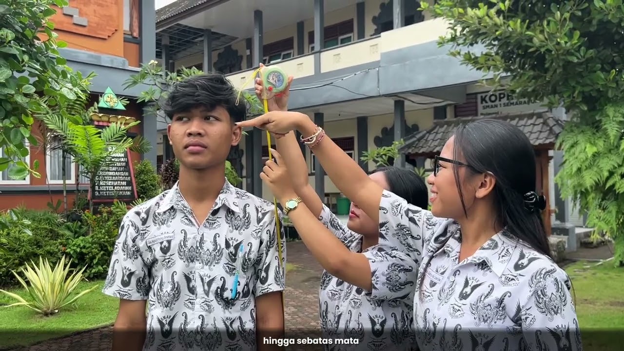 Ujian Praktek Matematika - Pengukuran Objek di sekitar Kita Menggunakan Alat Klinometer 