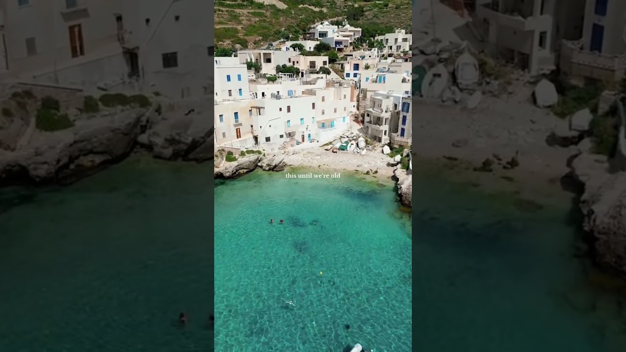 📍the island Levanzo in Italy #italytravel #levanzo #egadiislands #trapani #sicily