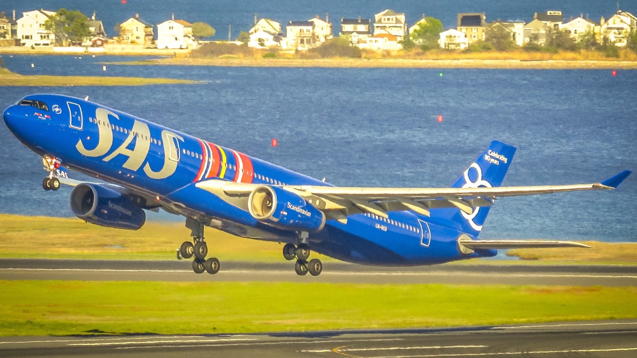 Golden Hour Evening Departures - Boston Logan International Airport (BOS)