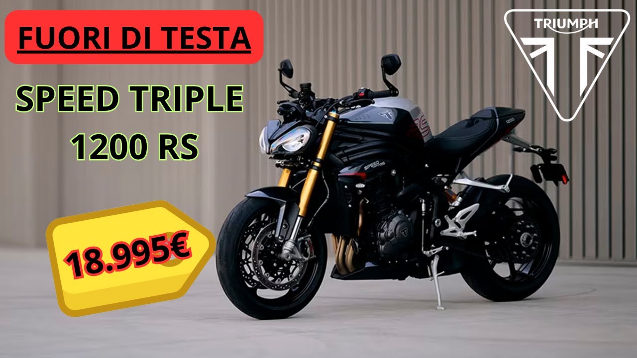 TEST RIDE - SPEED TRIPLE 1200 RS - COME FA AD ESSERE OMOLOGATA !? 😳😳😳