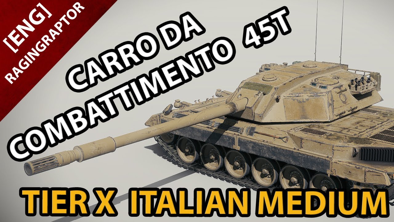 Carro Da Combattimento 45t - Tier X Italian Medium Tank - Supertest Preview