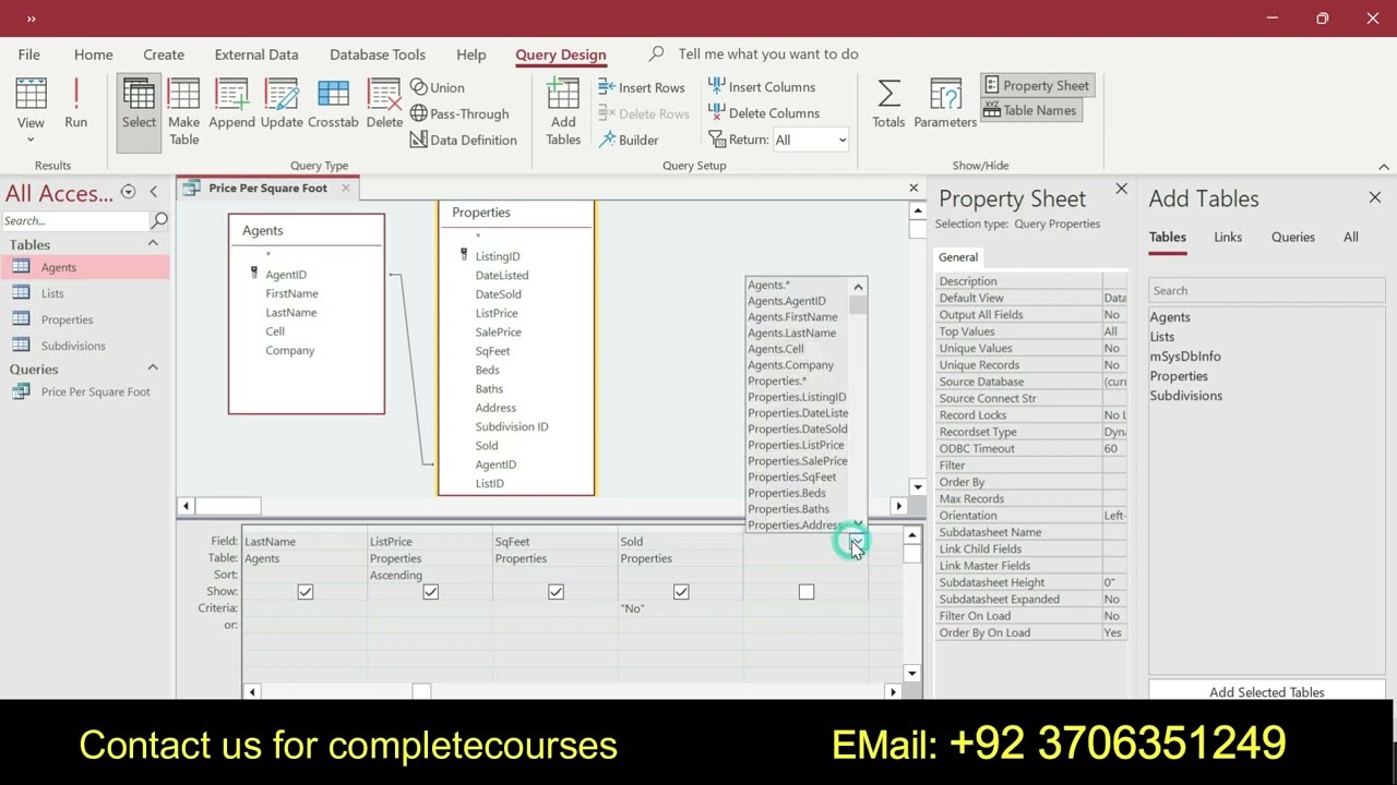 Exp19_Access_Ch03_HOEAssessment - Property Sales 1.0 | Access Chapter 3 Property Sales | Access_Ch03