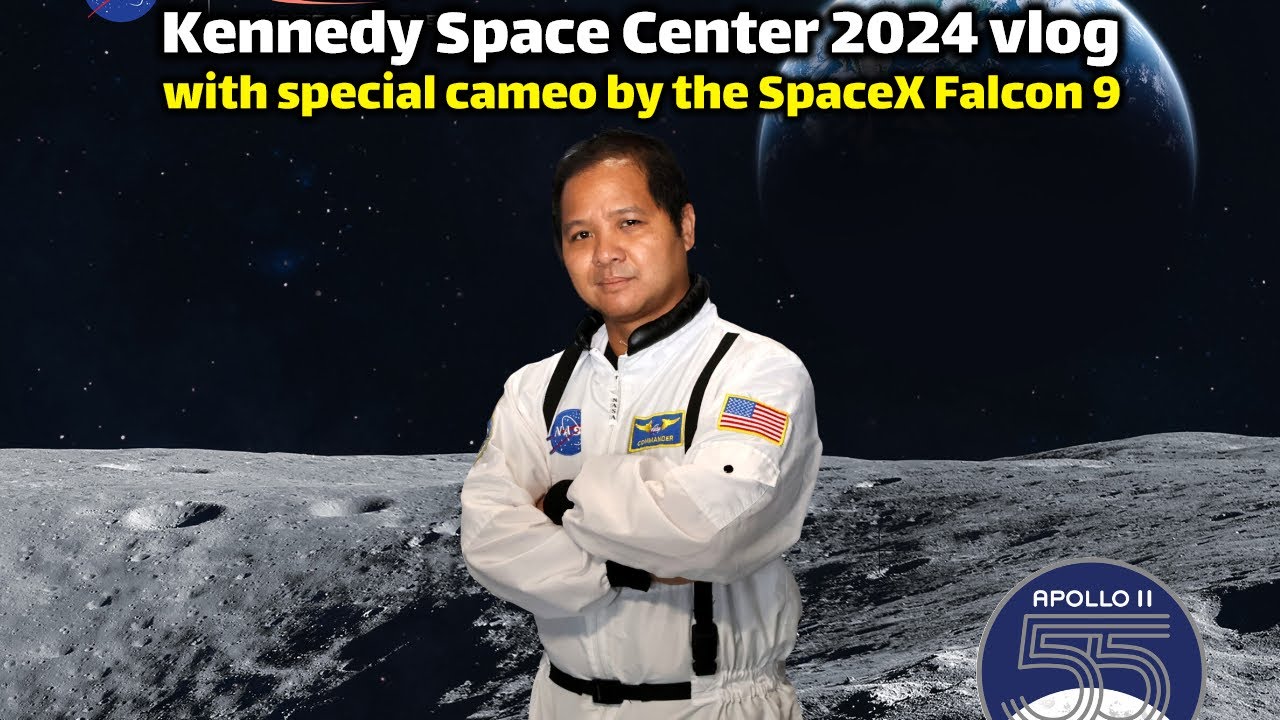 my Kennedy Space Center 2024 vlog: with a surprise cameo by the SpaceX Falcon 9 rocket