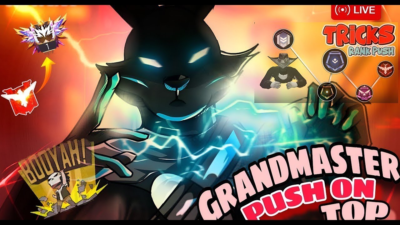 ⚡ GRANDMASTER TOP 1 PUSH! V Badge Lobby 💎 FF LIVE 🔴 Free Fire LIVE!#ff #freefire