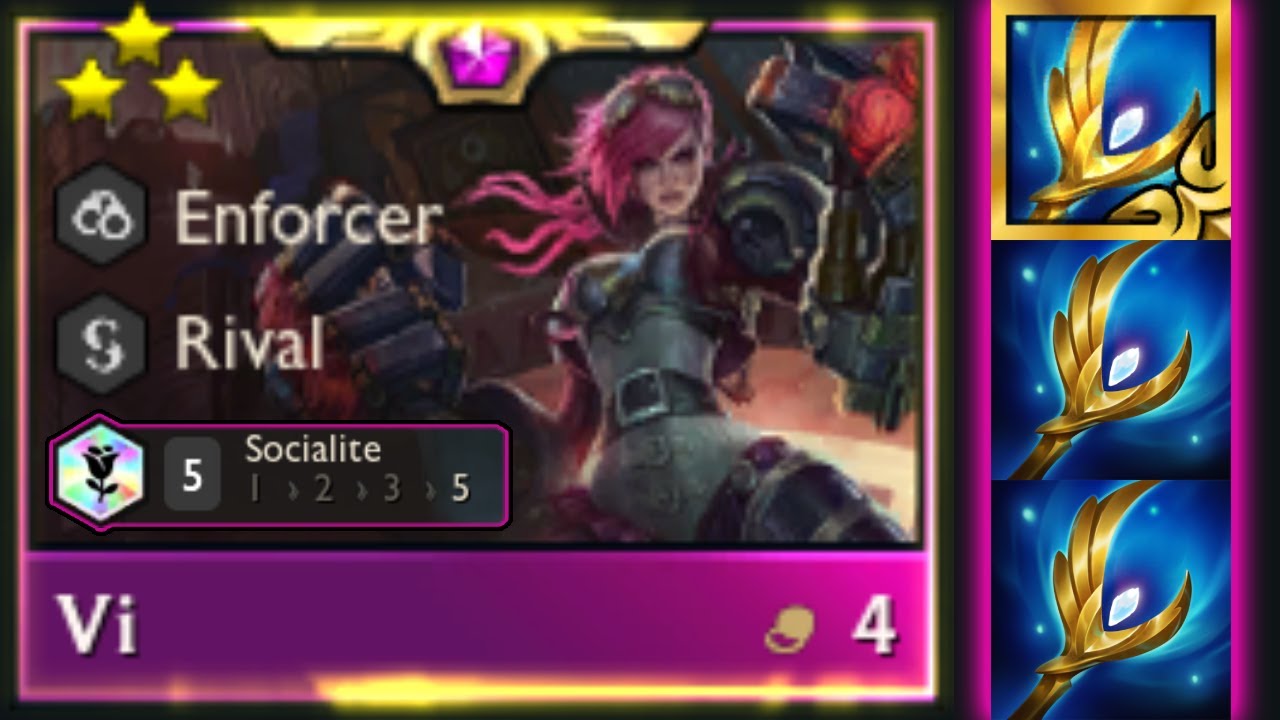 Unkillable AP stacking 3 star Vi⭐⭐⭐is deleting everything | TFT Set 6.5