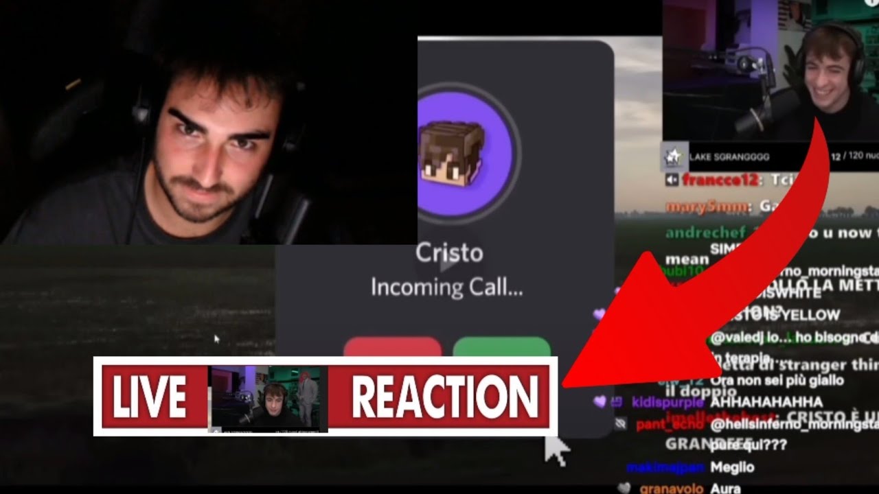CRISTO fa la REACTION alla reaction di LOLLOLACUSTRE al suo FACE REVEAL