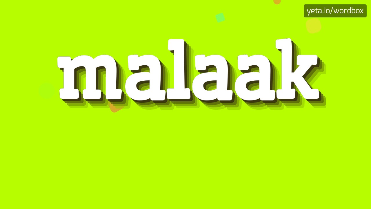 MALAAK - HOW TO PRONOUNCE IT!?