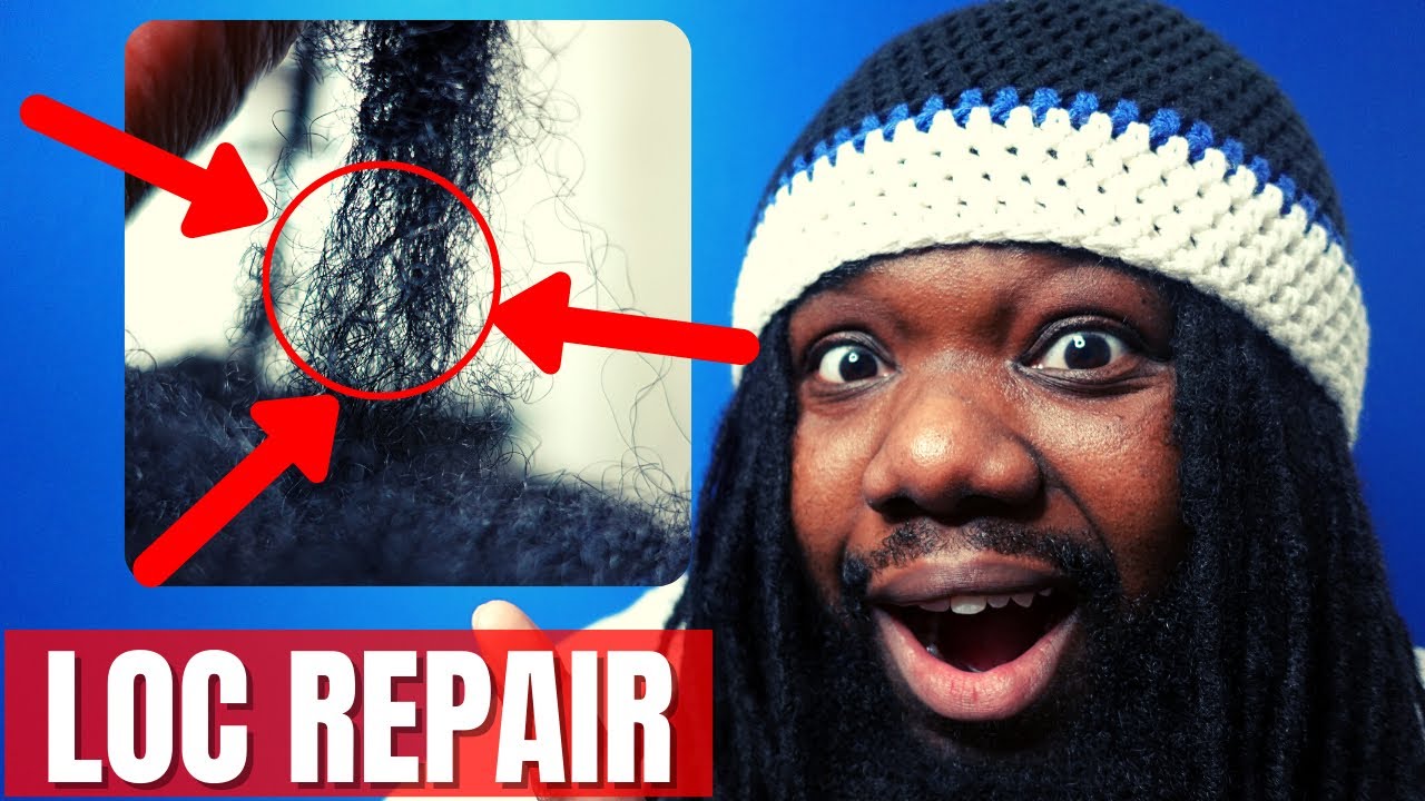 How I Repair a Loc with a Weak Base Using the Braid Technique in 2021