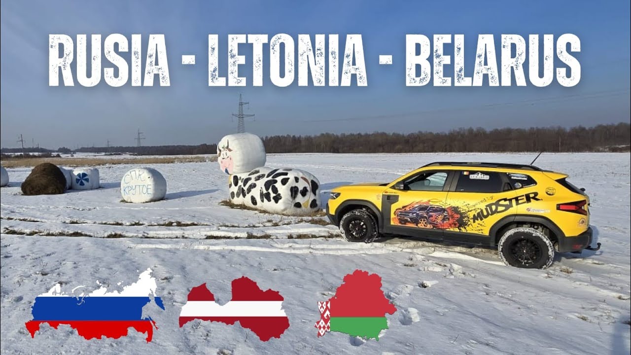 Ep.38 🎬Rusia-Letonia-Belarus-cât am stat în vămi🔛 Am găsit un drum cu gheață prin pădure❄️Duster MCS