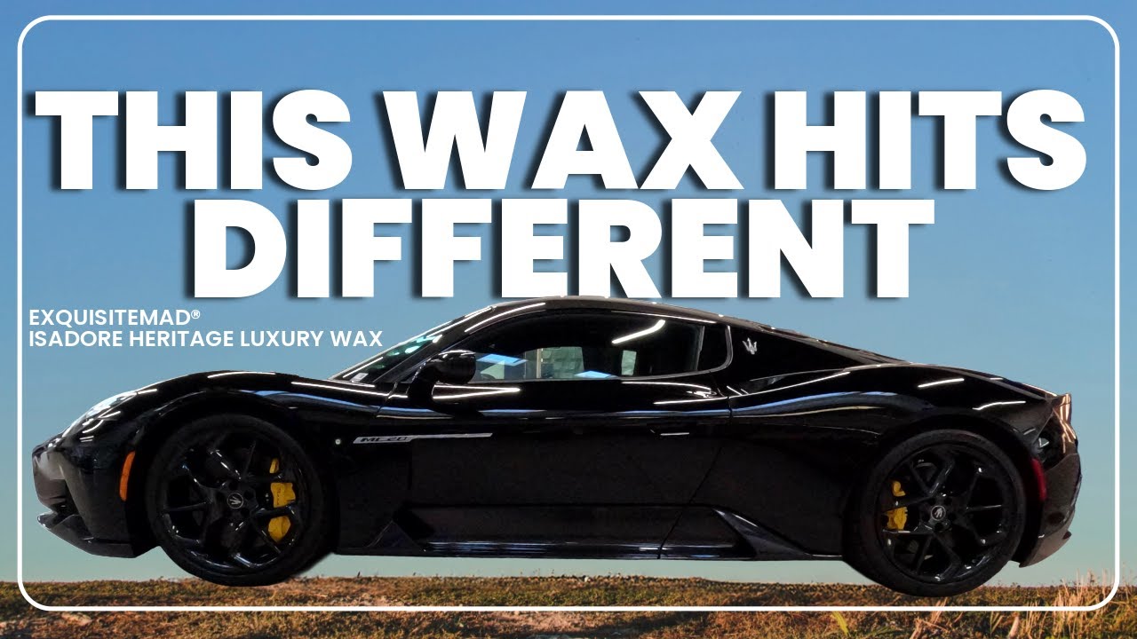 This Wax Hits Different on Maserati MC20  | Insane Deep Gloss Car Wax Finish