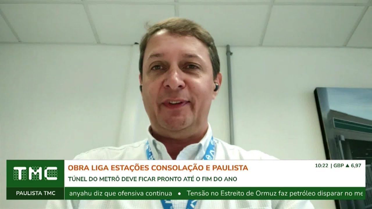 TÚNEL SOB A AVENIDA PAULISTA TERÁ CAPACIDADE PARA 18 MIL PASSAGEIROS POR HORA
