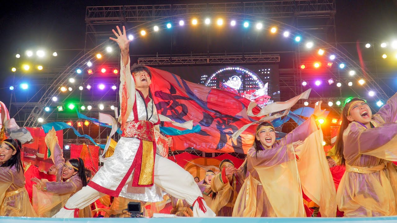 [4K] 夜宵　【準どまつり大賞】　にっぽんど真ん中祭り 2019 どまつり ファイナル (中央)
