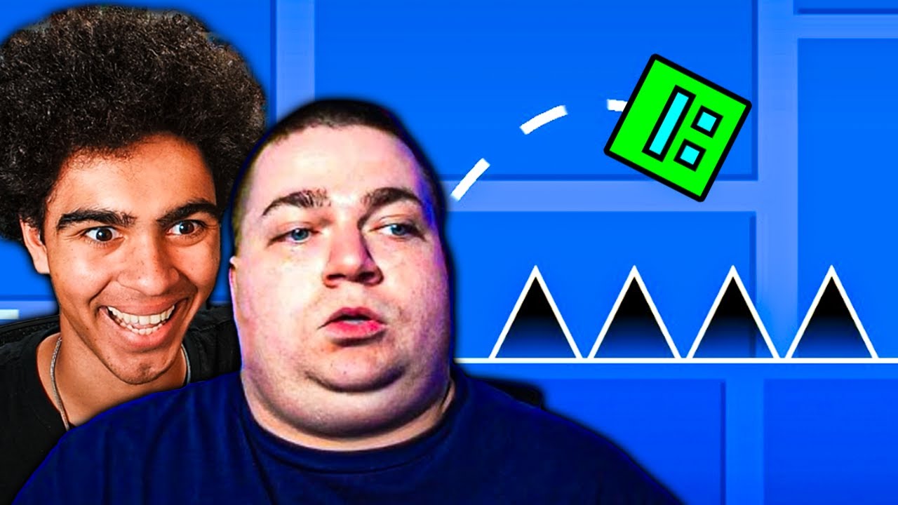 I Made A Geometry Dash Level For STEAK...