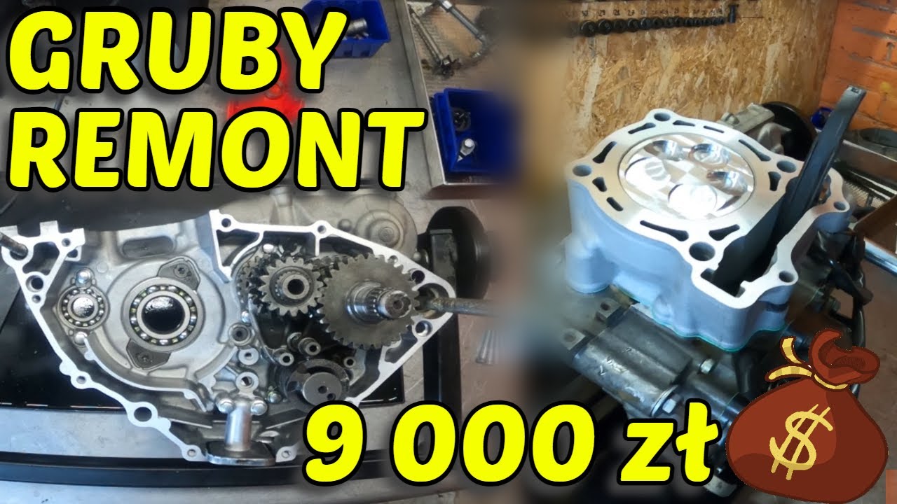 Remont GENERALNY - Yamaha YZF 250 2013 - Składanie Silnika - Worek Pieniędzy
