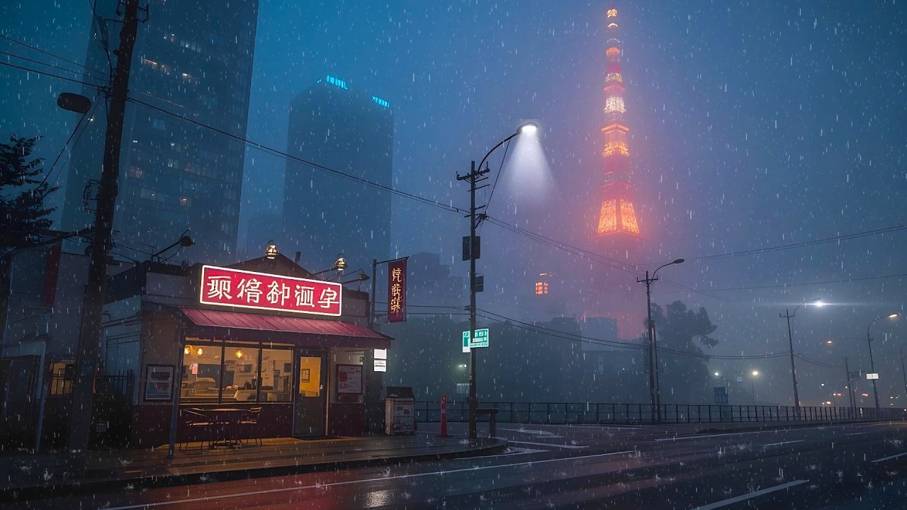 Lost in a Nostalgic Tokyo Night 🌧️ Chill Lofi