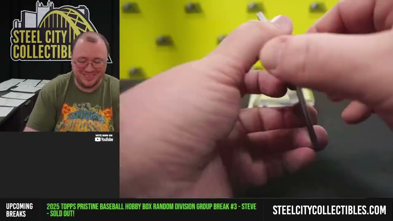 2025 Topps Pristine Baseball Hobby Box Random Division Group Break #3 - Steve