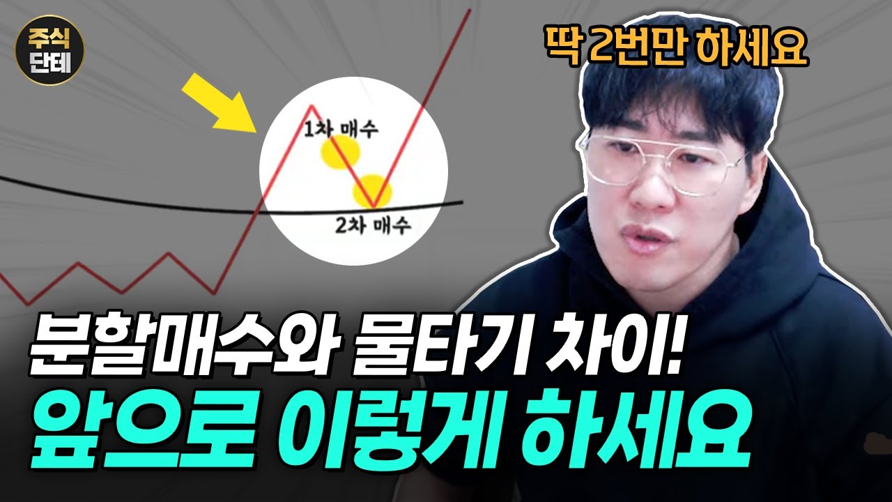 알아두면 평생 써먹는 분할매수 방법