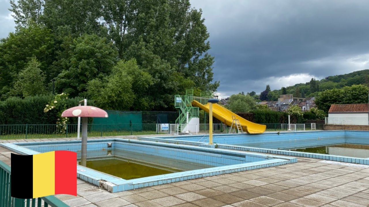 Abandoned pool - Mushroom pool (urbex Belgium)