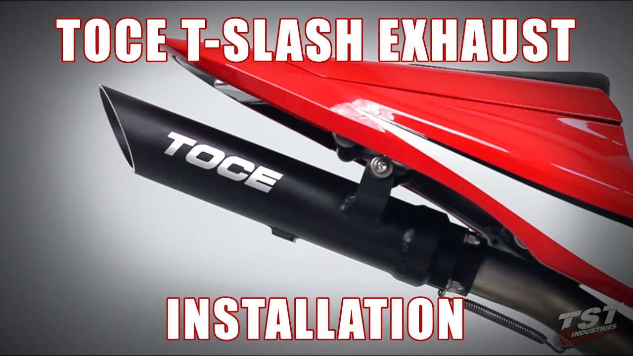 How to install Toce Performance T-Slash Exhaust on a 2007-2012 Honda CBR600RR by TST Industries