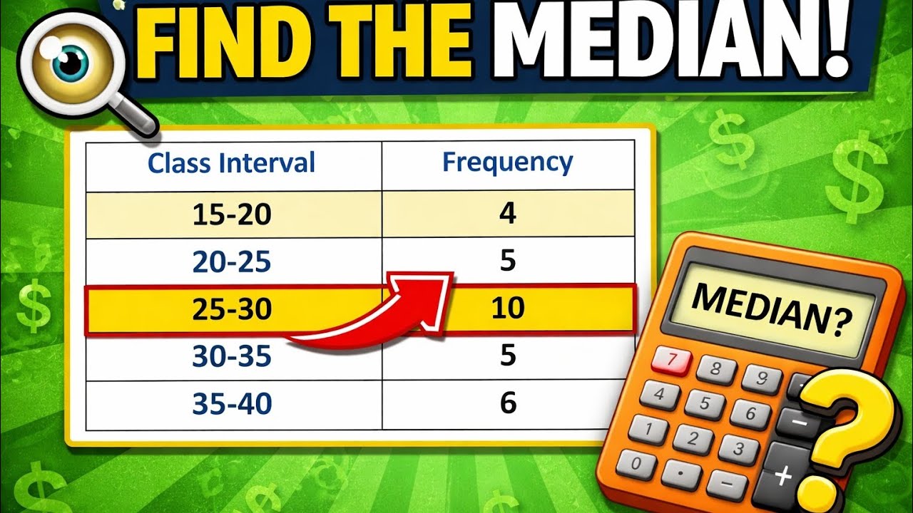 ⚡ Find Median Fast Trick | Class 10 Maths #medians #boardexam2026 #class10maths #statisticsclass10 
