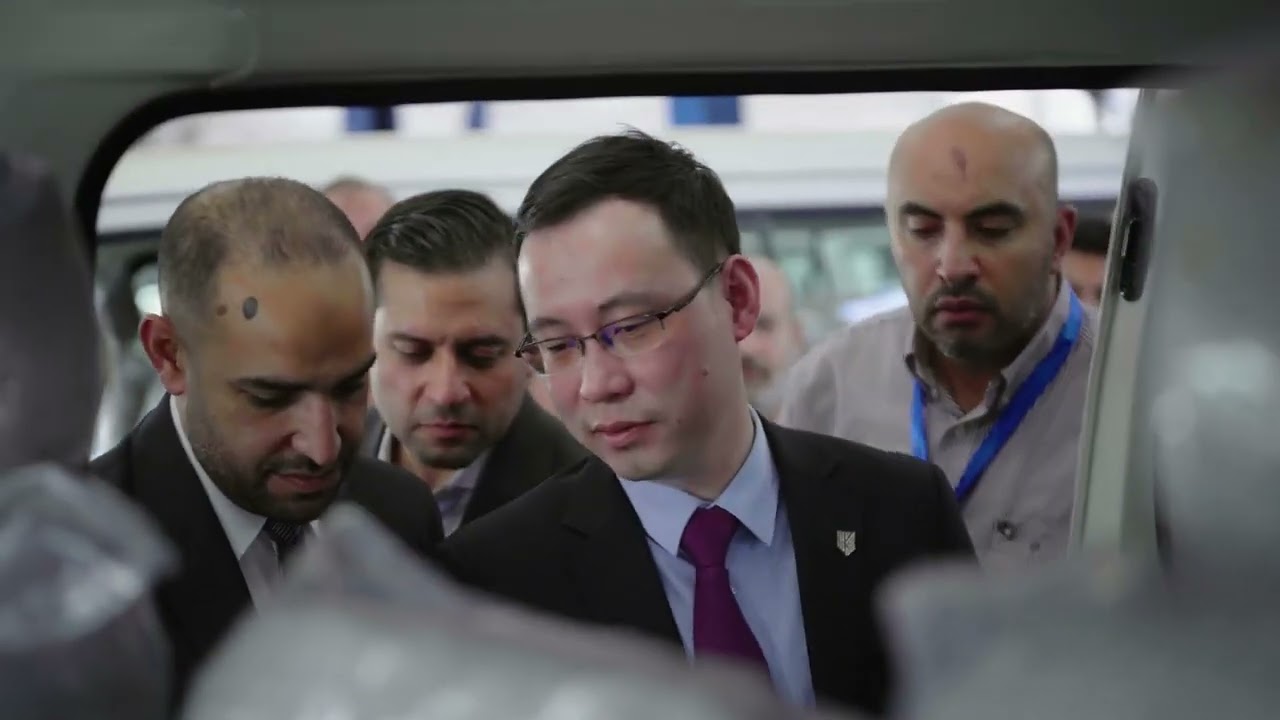 The first domestic production of Golden Dragon microbus  by Kasrawy Group