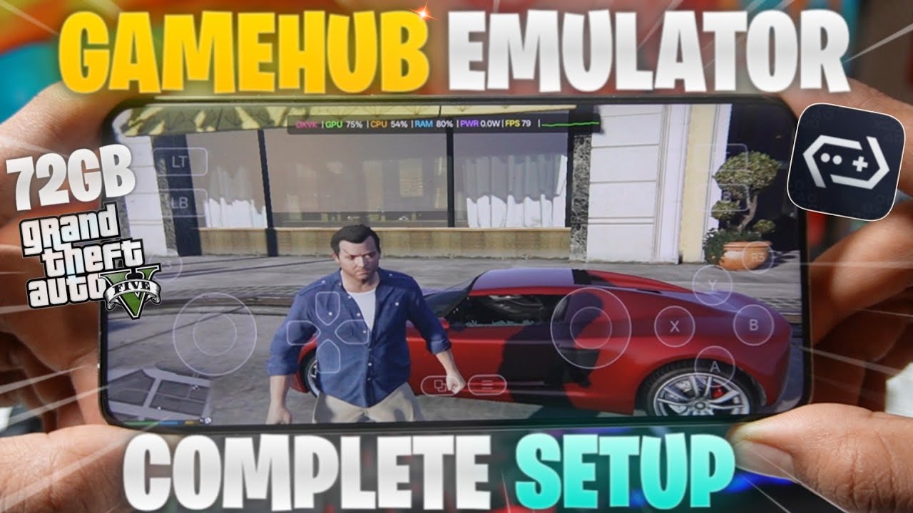 🔥 GameHub Full Setup + GTA 5 Best Settings | MALI GPU Edition 2025! - Gamefusion Emulator🎮