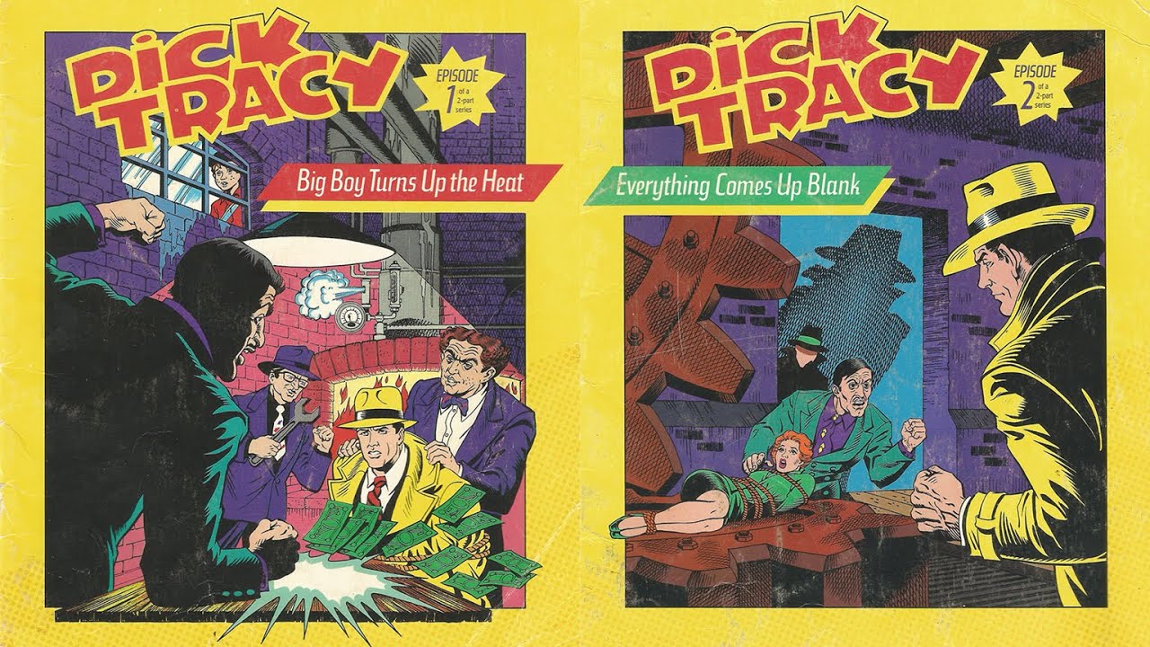 Disney Audio Action Adventures - DICK TRACY - Big Boy Turns Up The Heat & Everything Comes Up Blank