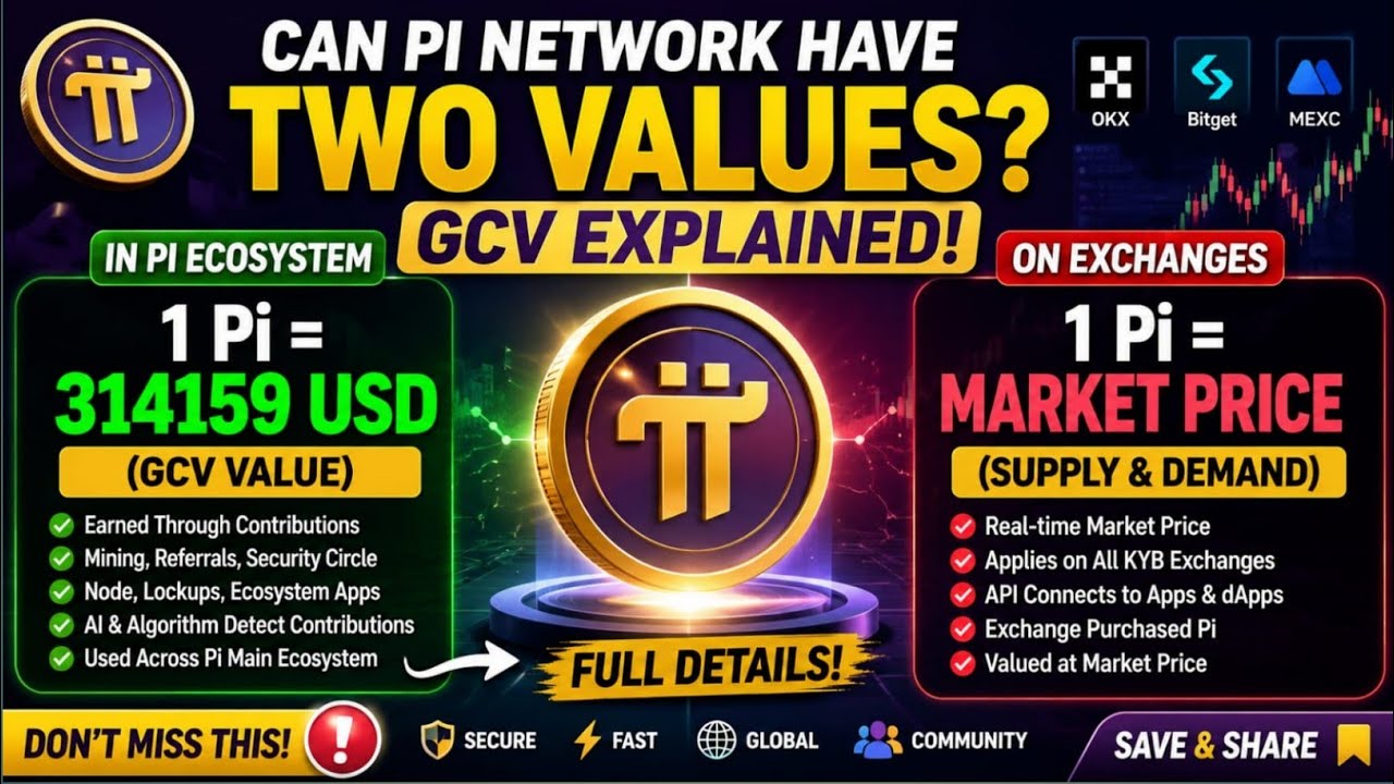 Pi Network Update | Pi Network GCV Explained | Pi Two Values?